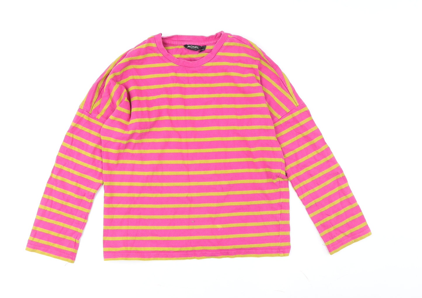 Monki Women's Multicoloured Striped T-Shirt 2XS