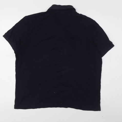 Lacoste Men's Blue Regular Fit Polo Shirt, Size L