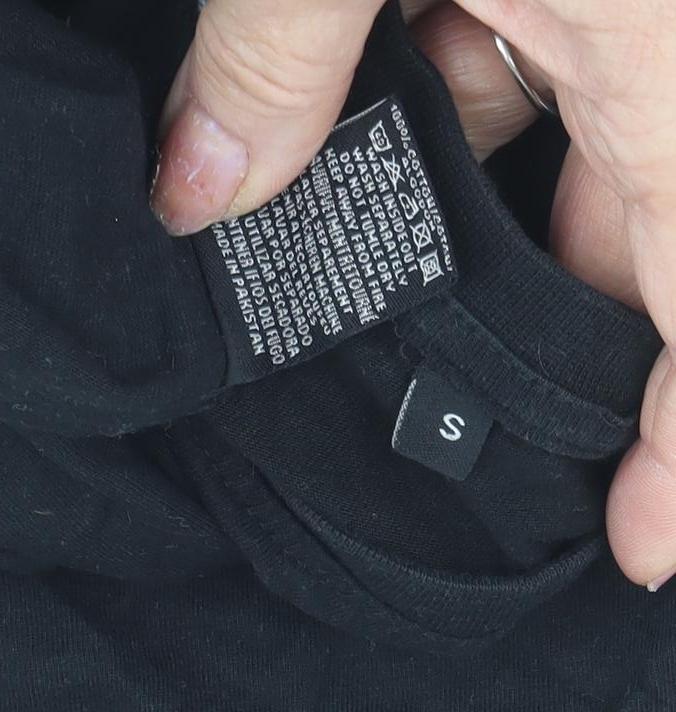 Criminal Damage Black Men's S Logo T-Shirt