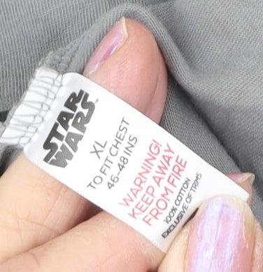 Star Wars Grey XL Men's Christmas T-Shirt