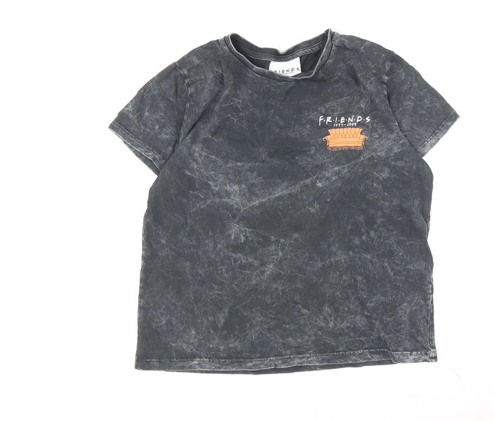 M&Co Girls Grey Friends Graphic T-Shirt 15-16 Years
