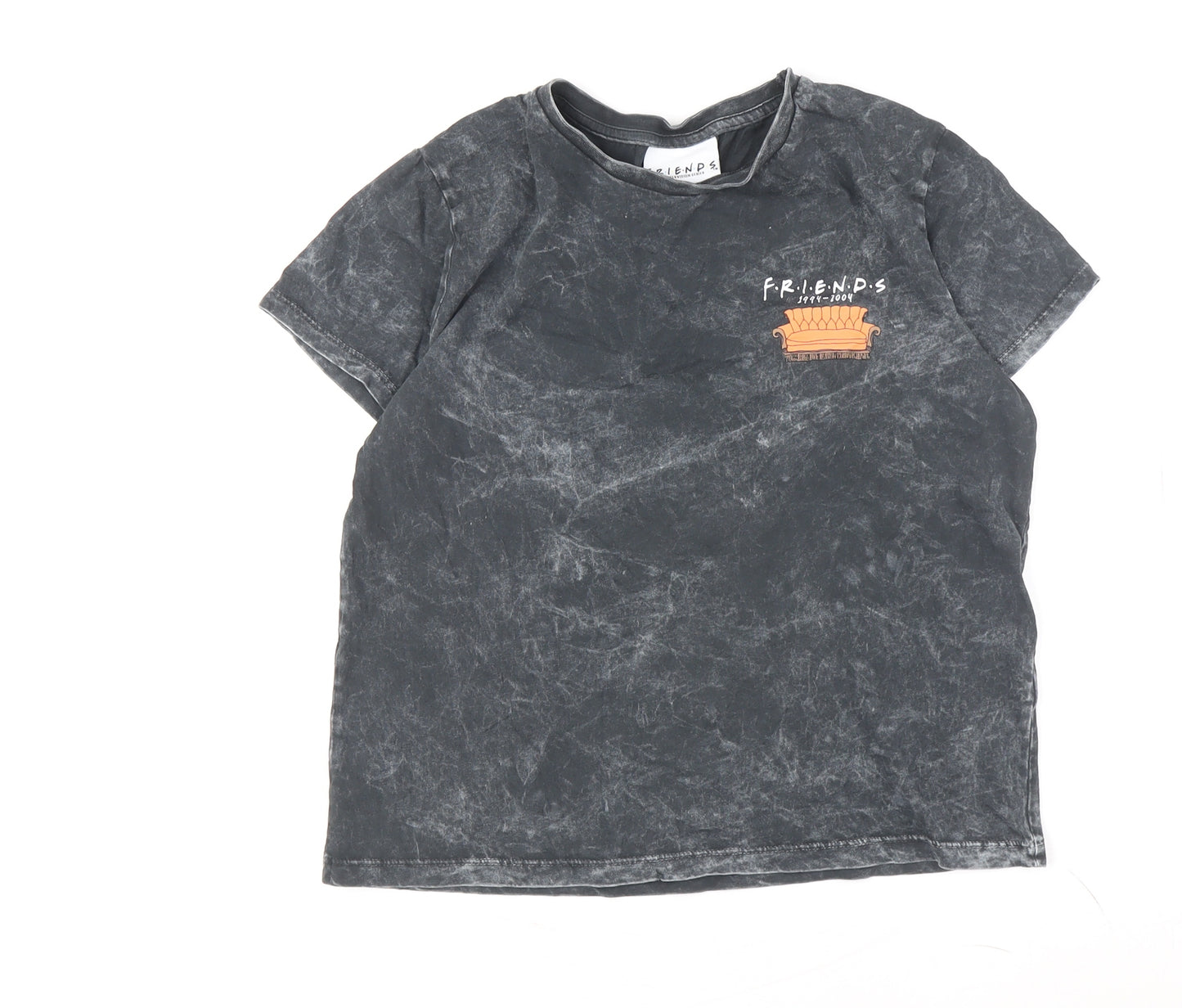 M&Co Girls Grey Friends Graphic T-Shirt 15-16 Years
