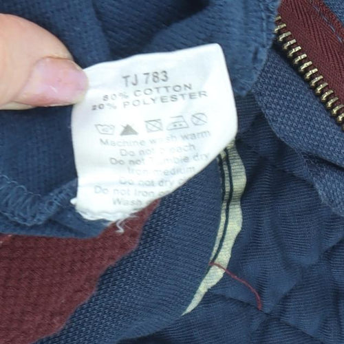 Joe Browns Men's Blue Quilted 3XL Sweatshirt