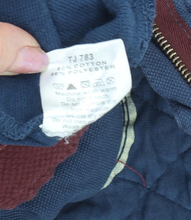 Joe Browns Men's Blue Quilted 3XL Sweatshirt