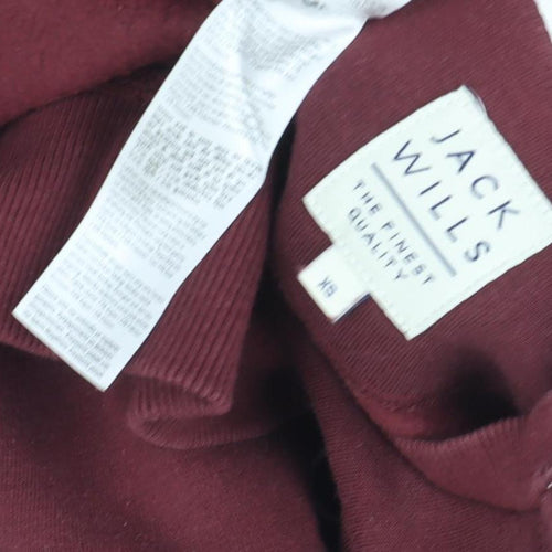 Jack Wills Men's Red Pullover Sweatshirt XS