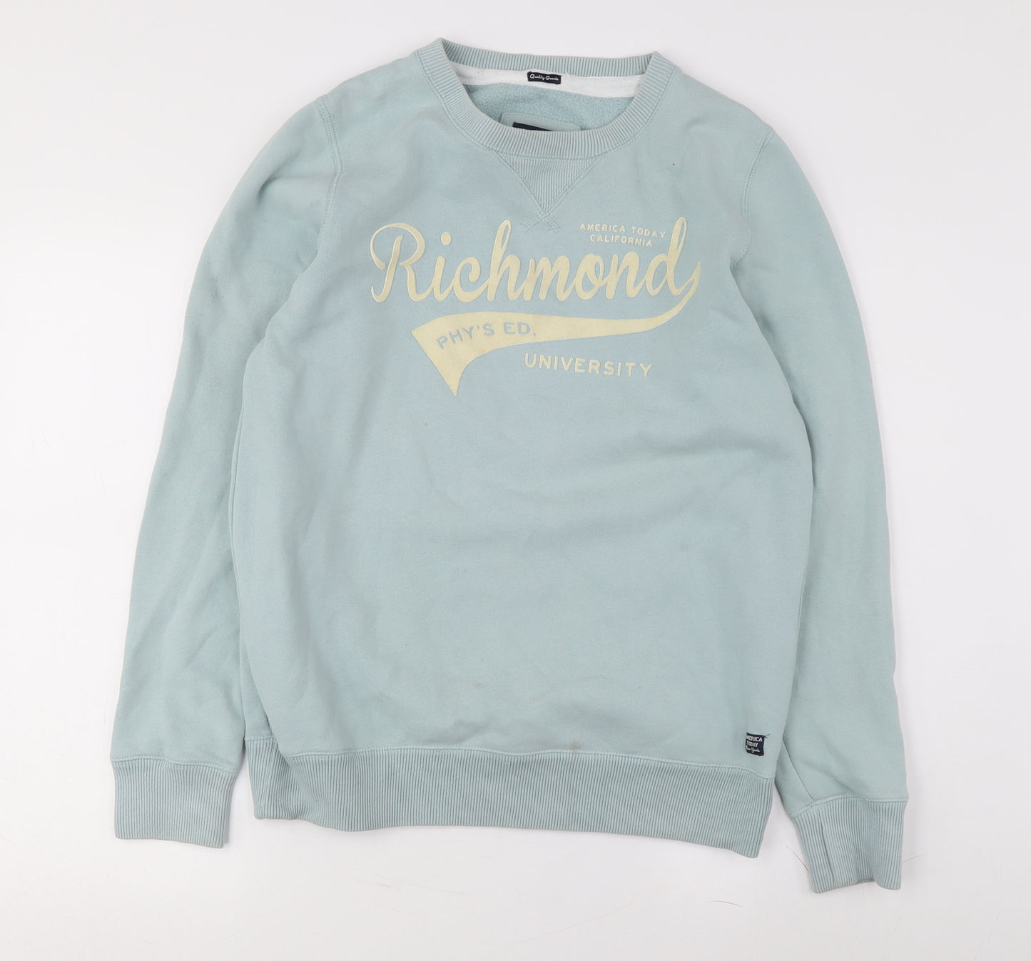 America Today Men's Blue Pullover Sweatshirt XS