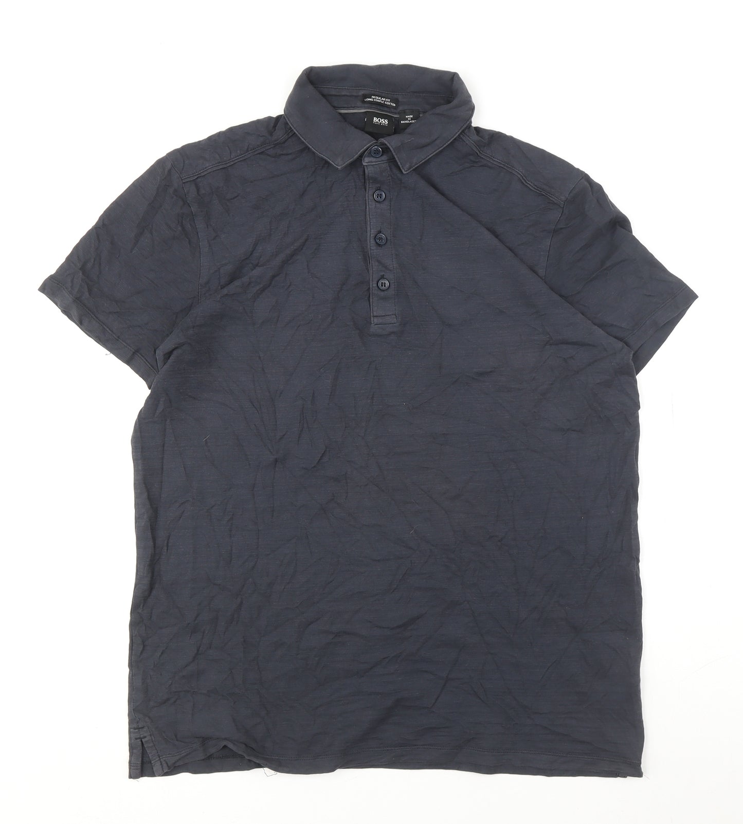 Hugo Boss Blue Men's Polo Shirt L Regular Fit