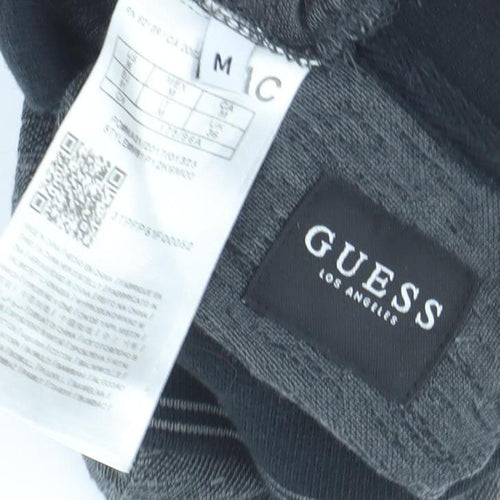 GUESS Men's Grey Short Sleeve Polo Shirt Size M