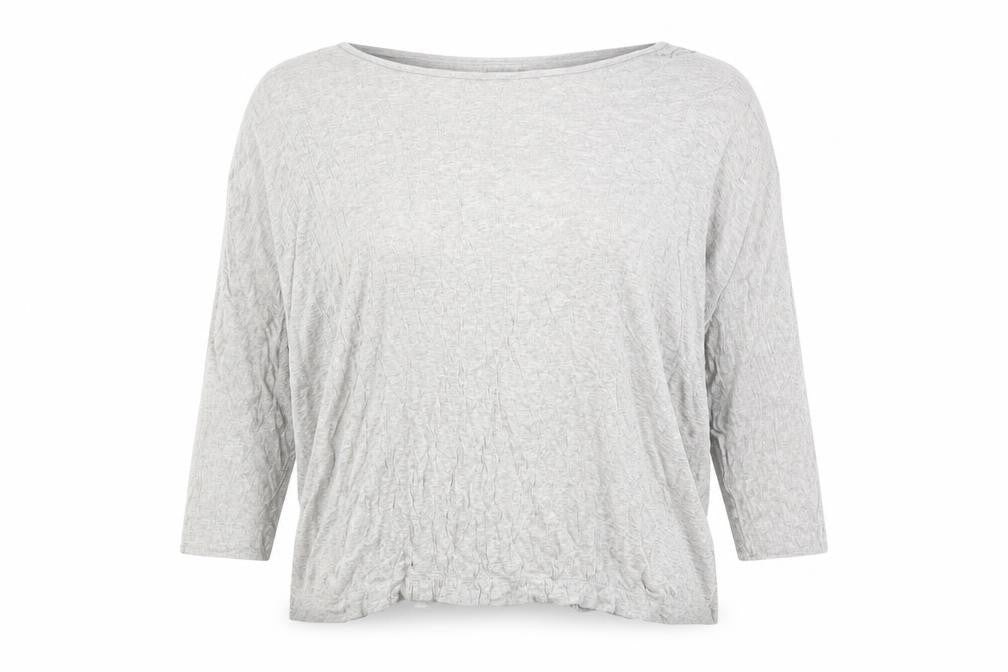 Front view of Phase Eight Women’s Grey Long Sleeve Top, size UK 10