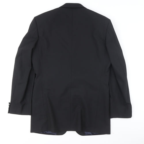 Marks and Spencer Men's Black Mid-Length Suit Jacket 38R