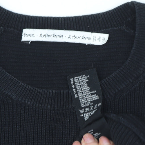 Other Stories Women's Black Pullover Jumper, S