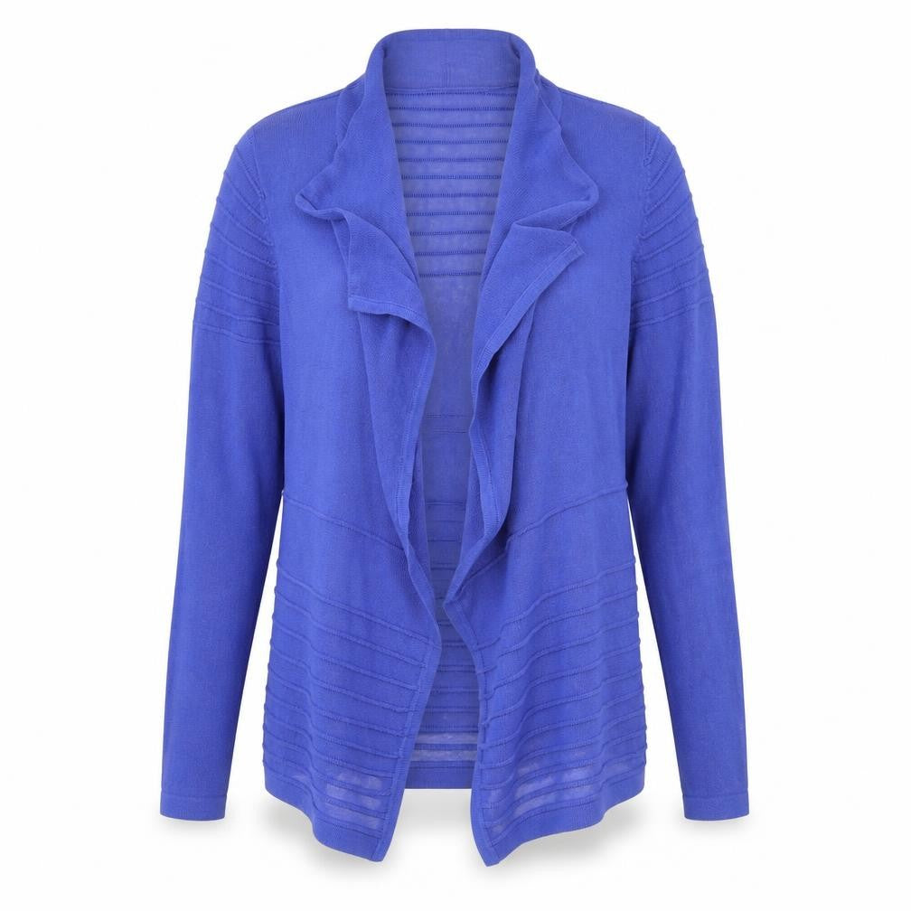 Front view of Monsoon Women's Purple Cardigan, size M, Casual