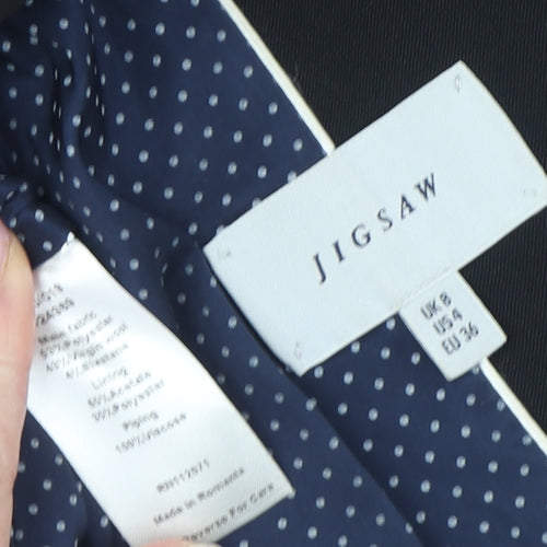 Jigsaw Women's Black Blazer Size 8 Slim Fit