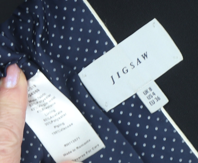Jigsaw Women's Black Blazer Size 8 Slim Fit