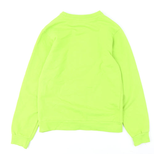 Sergio Tacchini Boys Green Logo Pullover Sweatshirt Size 10
