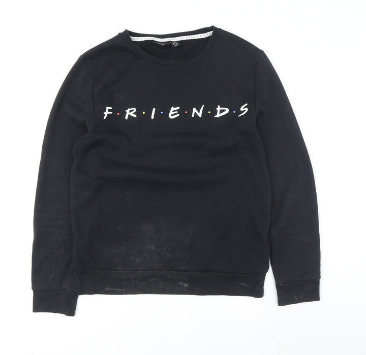 Friends Unisex Black XS Pullover Sweatshirt