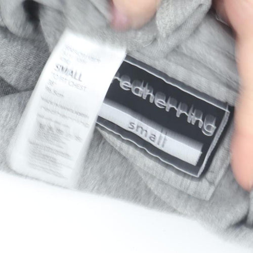 Red Herring Men's Grey Zip Hoodie - Small