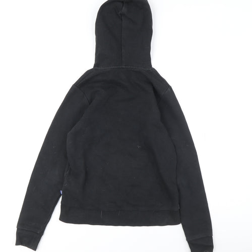 Jack & Jones Boys Black Hoodie, Size 12, Pullover Style