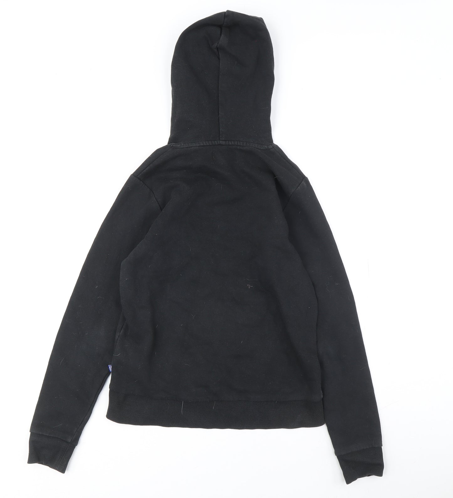 Jack & Jones Boys Black Hoodie, Size 12, Pullover Style