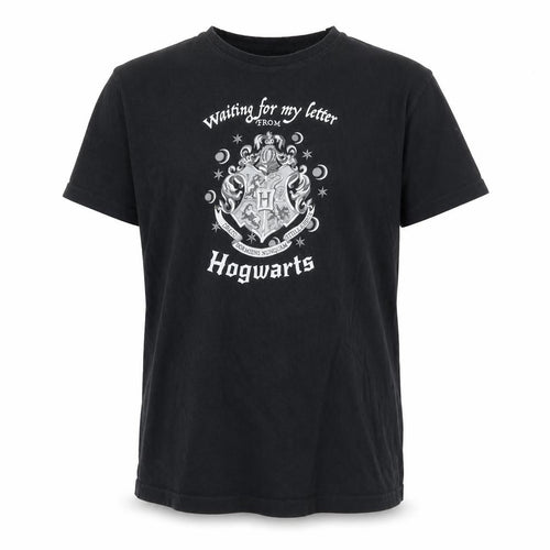 Harry Potter Boys Black T-Shirt M Graphic Print Crew Neck