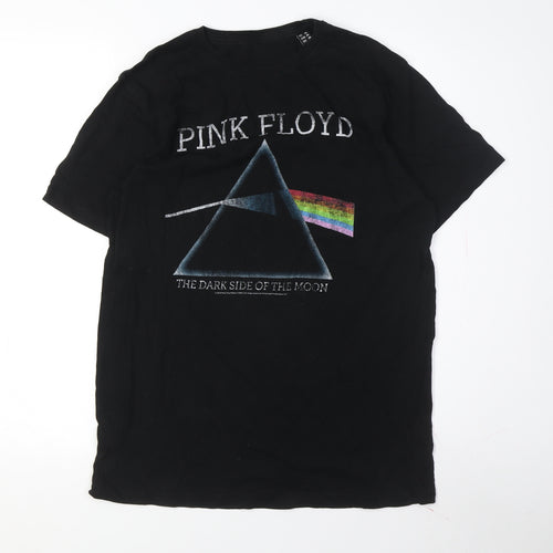 Pink Floyd Black Tee, Men's M, Music Theme