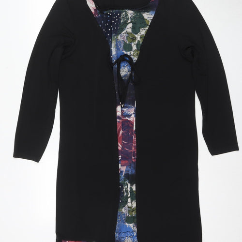 Sophia Curvy Women's Black Kaftan Dress Size L