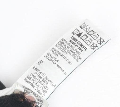 White Sleeveless Cotton Dress Marks and Spencer