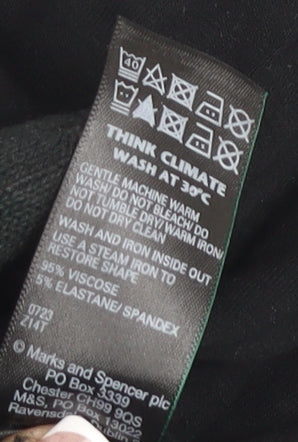 Marks and Spencer Black Women's Dress Size 10 with Belt