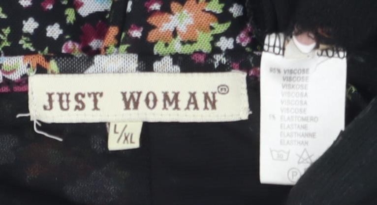 Just Woman Floral Slip Dress L-XL Multicolour Casual