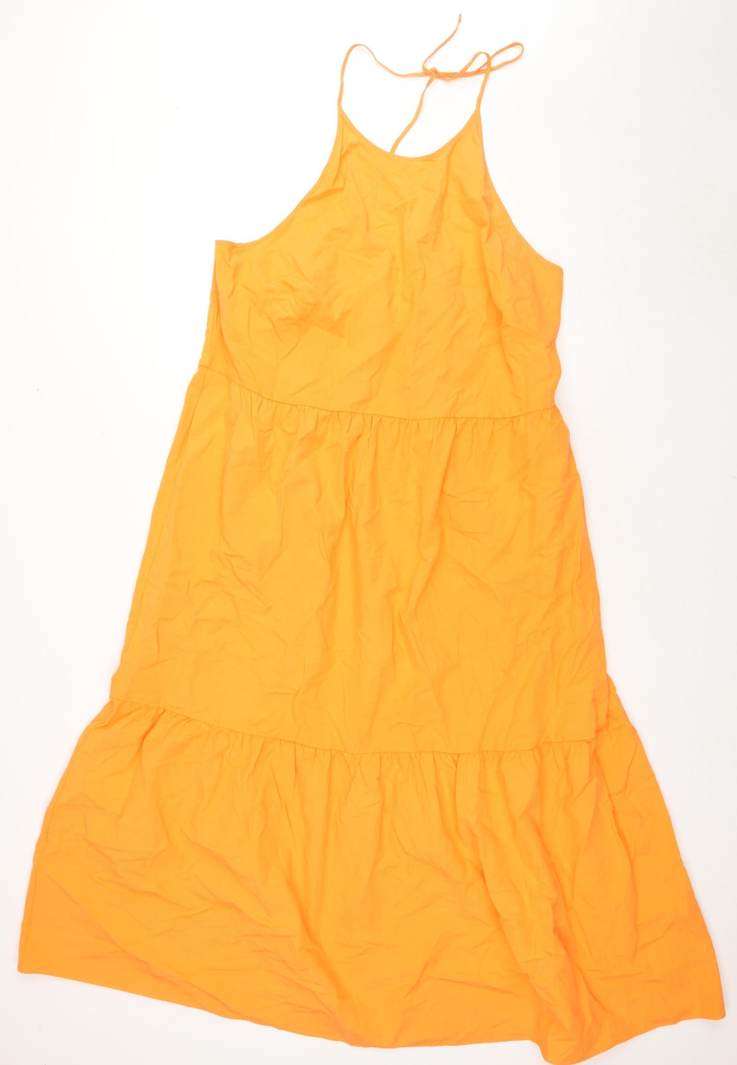 Marks and Spencer Women’s Orange Sleeveless Dress