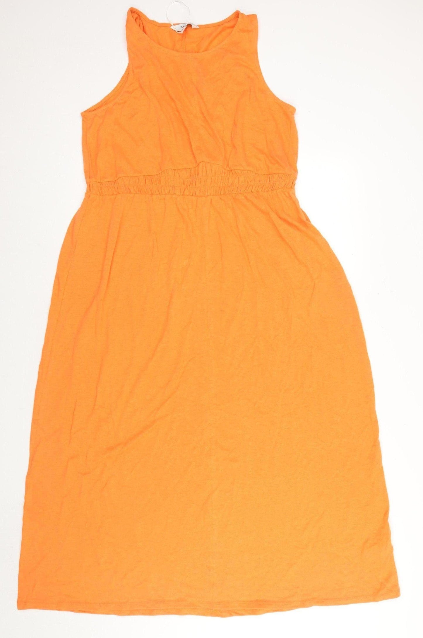 Marks and Spencer Women's Orange A-Line Midi Dress