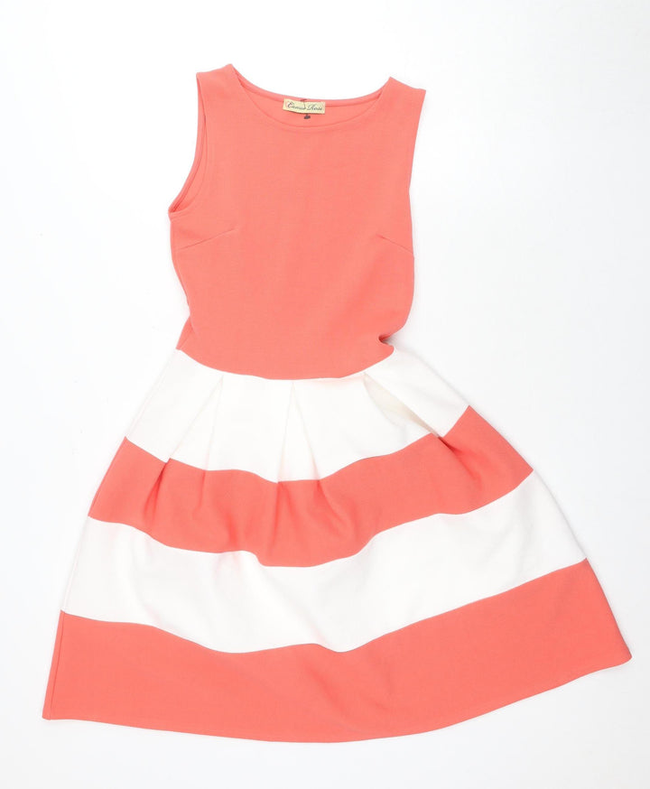 Cameo Rose Women's Multicoloured Fit & Flare Dress Size 8