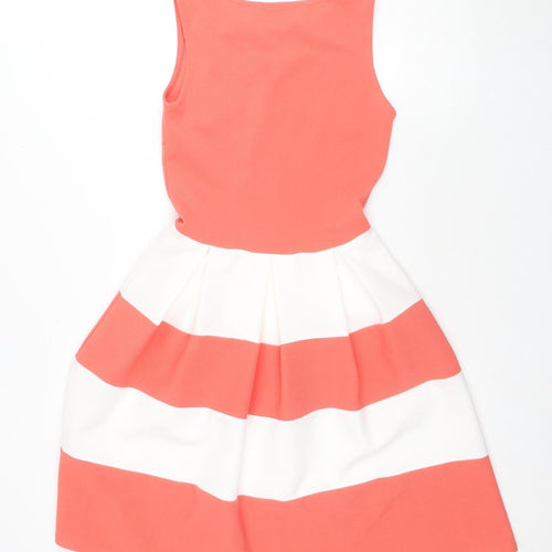 Cameo Rose Women's Multicoloured Fit & Flare Dress Size 8