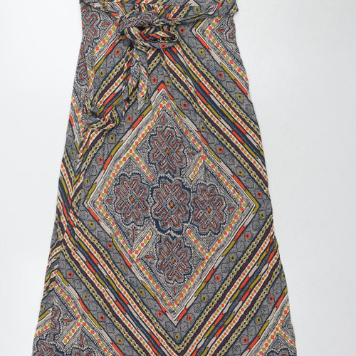 NOOSNOO Women's Multicoloured Geometric Shift Dress Size 8