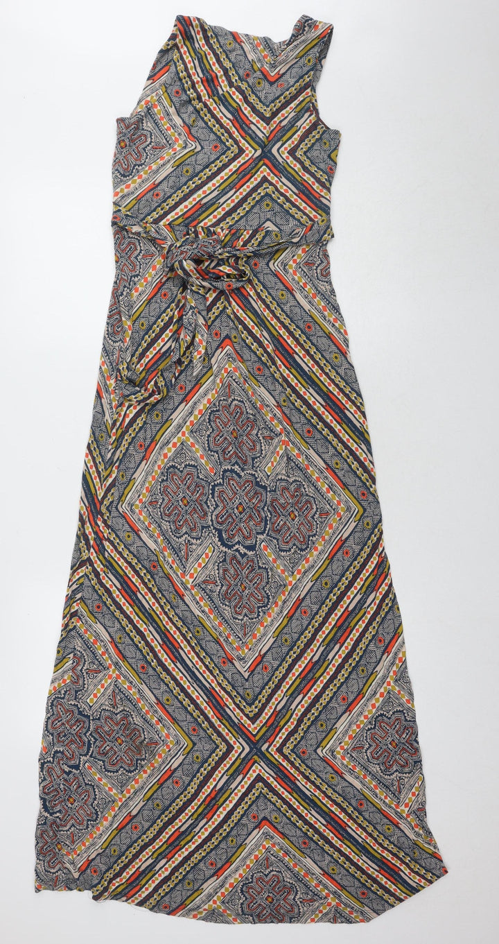 NOOSNOO Women's Multicoloured Geometric Shift Dress Size 8