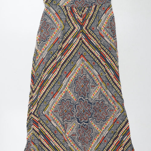 NOOSNOO Women's Multicoloured Geometric Shift Dress Size 8