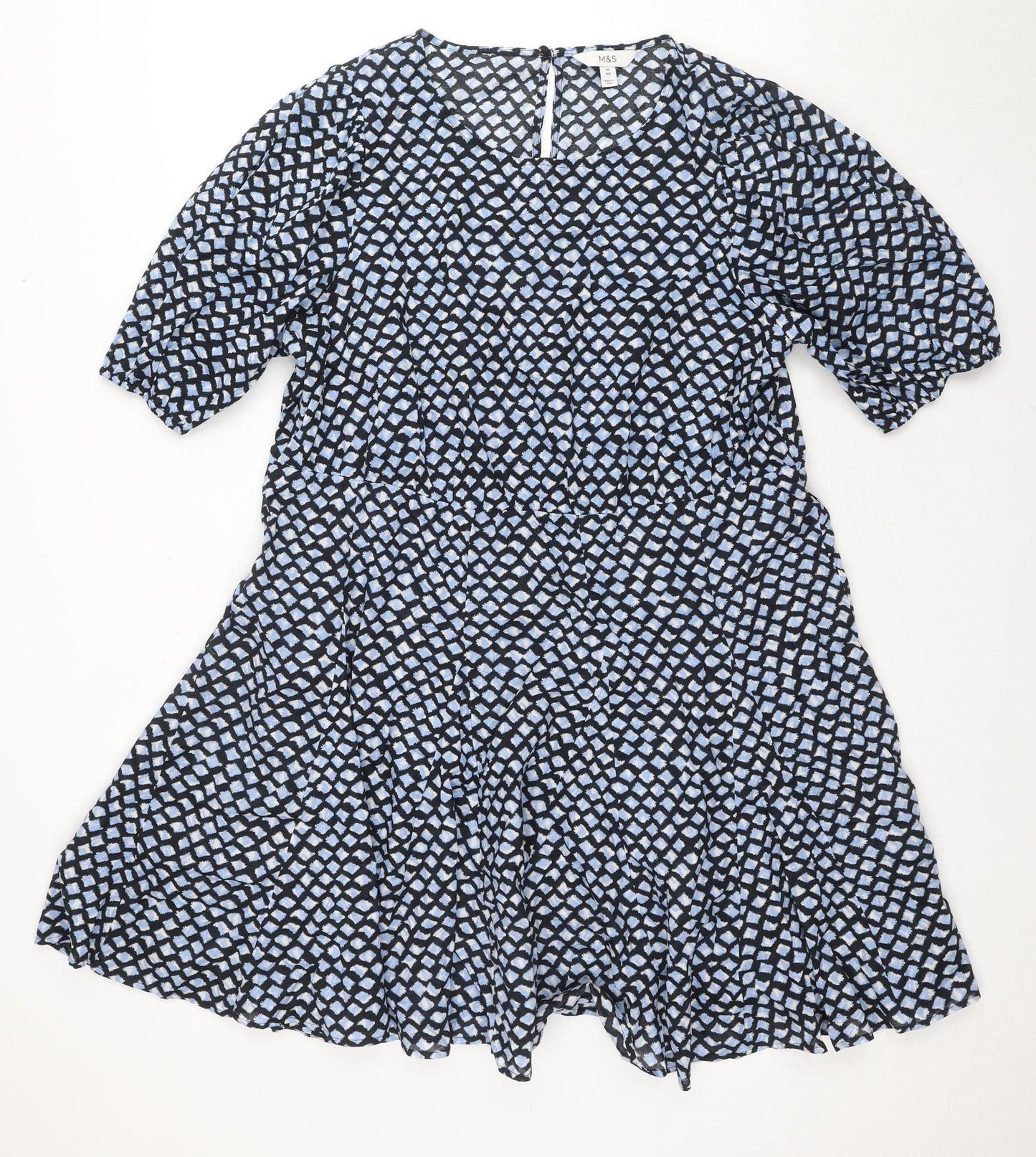 Marks and Spencer Women's Geometric A-Line Dress 20