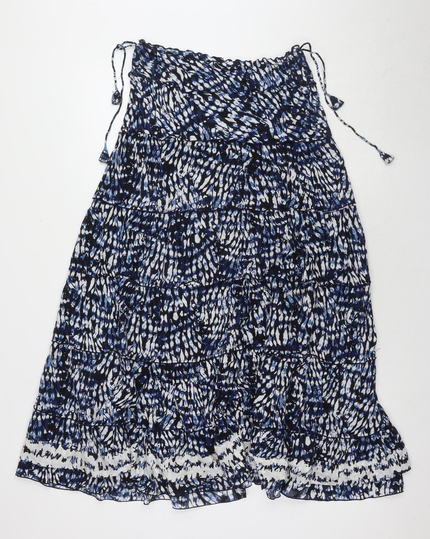 Poupette St Barth Women's Blue Peasant Skirt, Size S