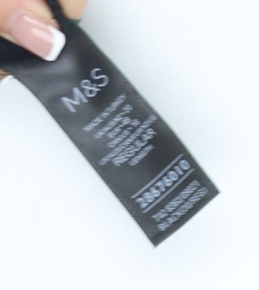 Marks and Spencer Women's Black Asymmetric Dress