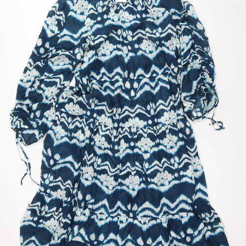 Marks and Spencer Womens Blue Maxi Dress Size 16