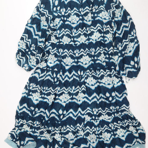 Marks and Spencer Womens Blue Maxi Dress Size 16