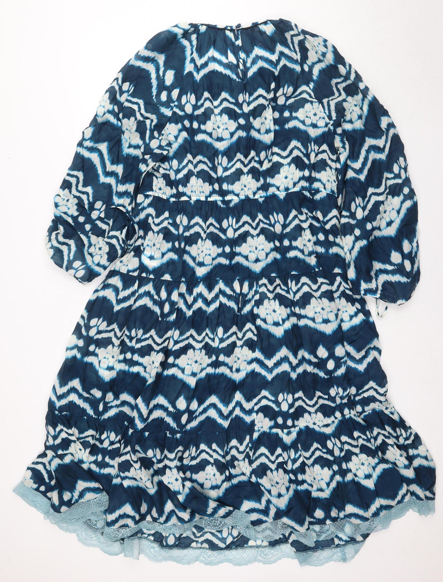 Marks and Spencer Womens Blue Maxi Dress Size 16