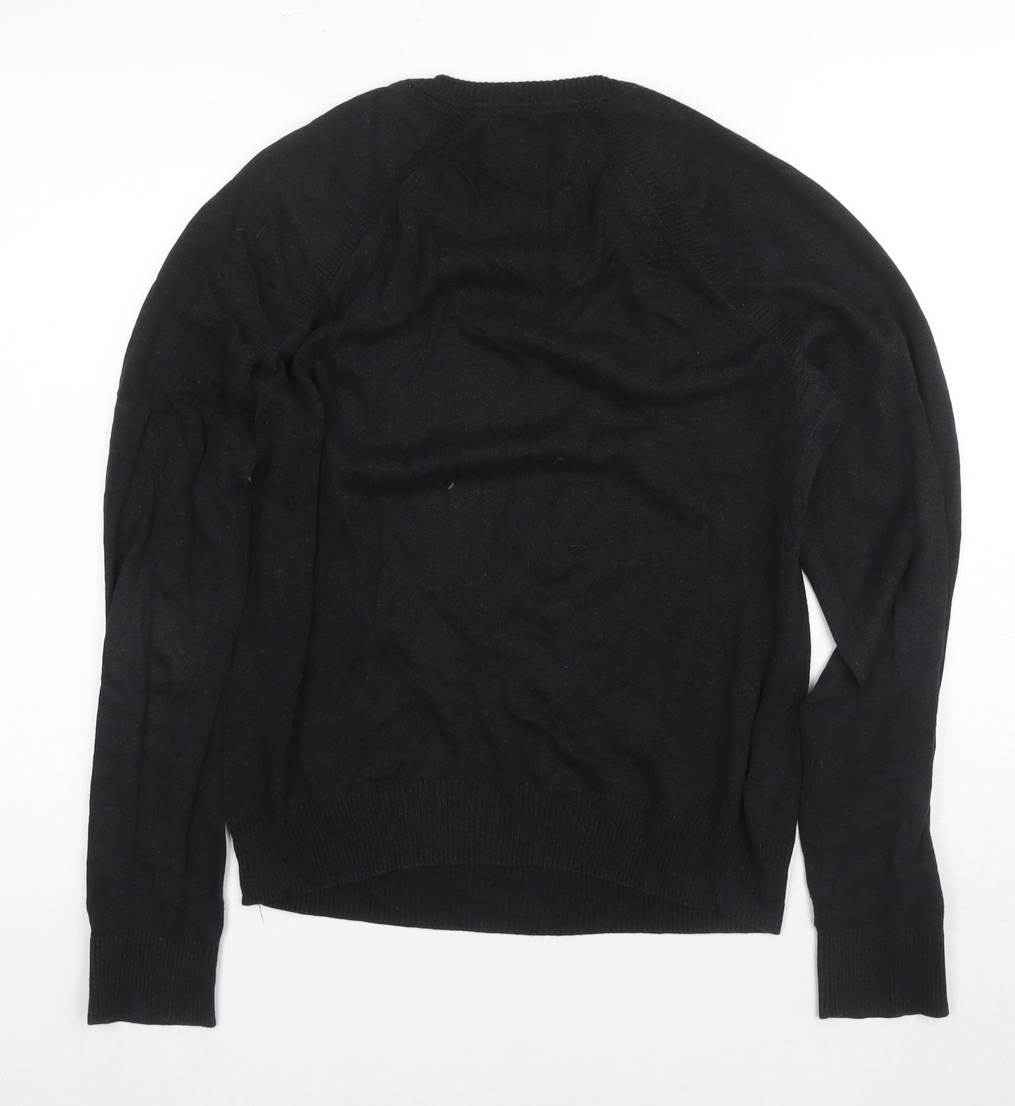 Original Penguin Men's Black V-Neck Pullover Jumper Size M