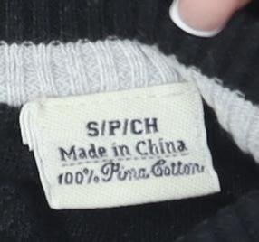 Original Penguin Men's Black V-Neck Pullover Jumper Size M