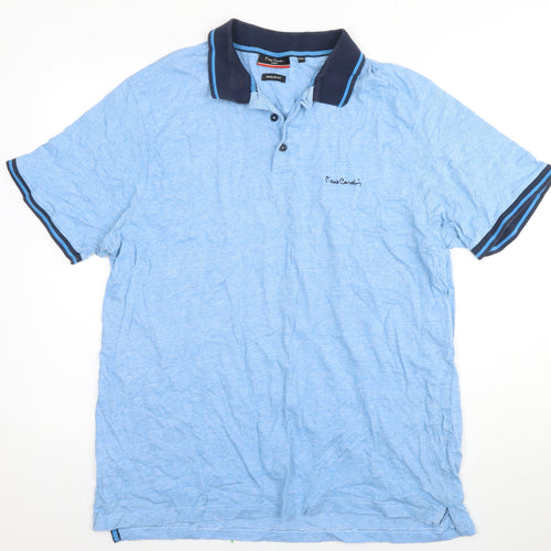 Pierre Cardin Men's Blue 2XL Polo Shirt