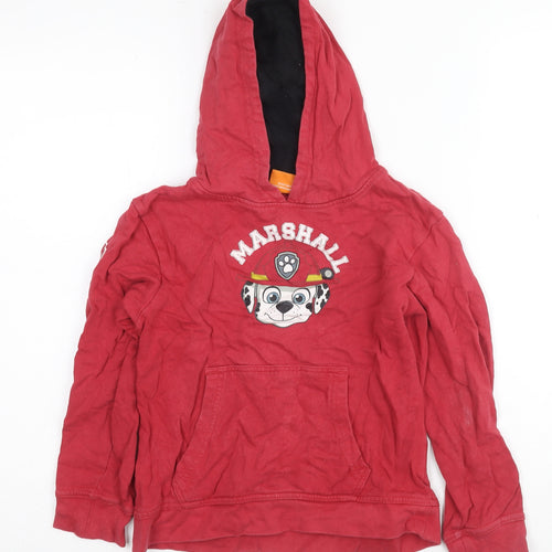 Nickelodeon Boys Red Pullover Hoodie Size 8 - Marshall Character