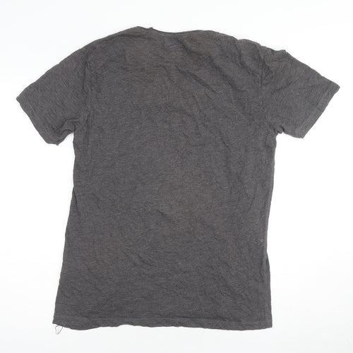 Firetrap Men's Grey XL Graphic Print T-Shirt