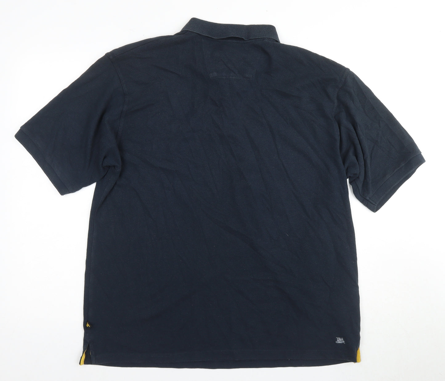 CAT Men's Blue Polo Shirt 2XL Regular Fit