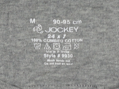 Jockey Men's Grey Sleeveless Crew Neck T-Shirt M