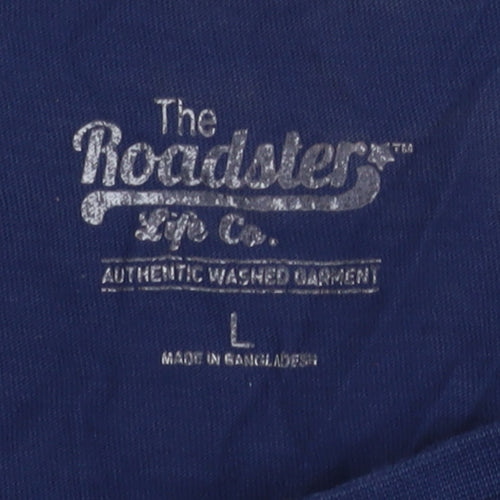 Roadster Blue Long Sleeve Unisex T-Shirt L